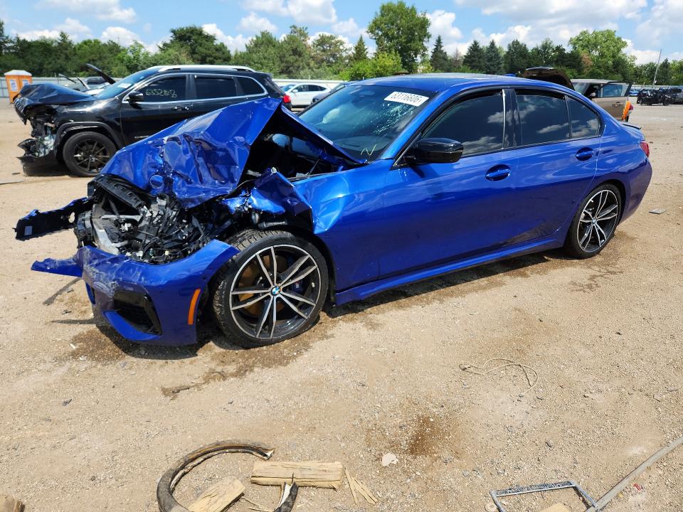 2022 BMW M3 VIN 3MW5U7J01N8C28651 — COPART salvage auction photo