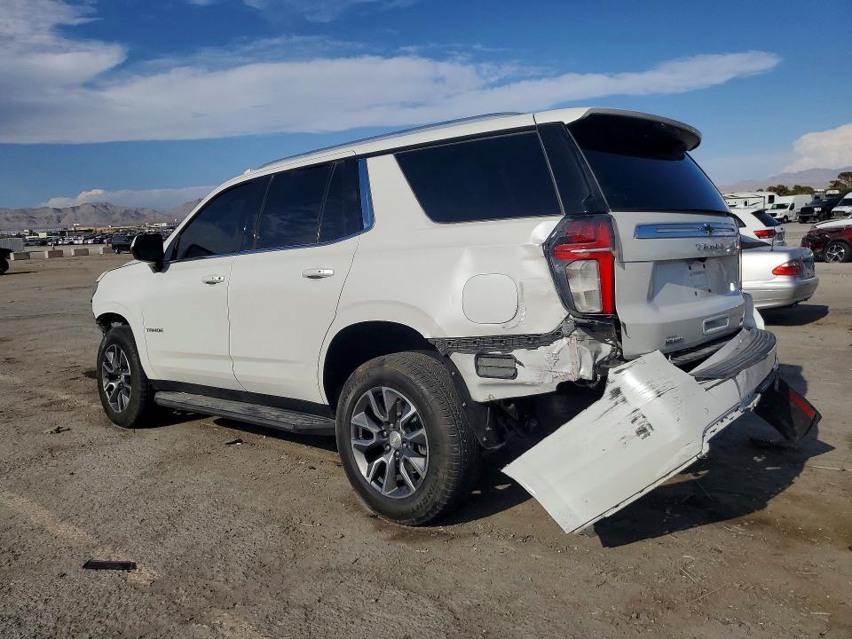 2021 Chevrolet Tahoe VIN 1GNSCNKTXMR395639 COPART salvage auction — FRONT END, NV - SALVAGE TITLE, sold $14,000 on 2026-08-27 (photo 2)
