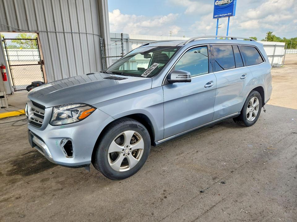 2017 Mercedes-benz Gls-klasse VIN 4JGDF6EE8HA897965 COPART salvage auction — ROLLOVER, In - Cert Of Title-Salvage Title, sold $7,600 on 2026-08-24 (photo 1)