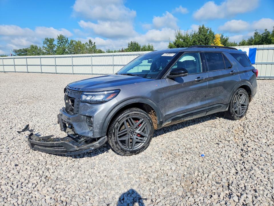 2025 Ford Explorer VIN 1FMUK8KH6SGB45501 — COPART salvage auction photo