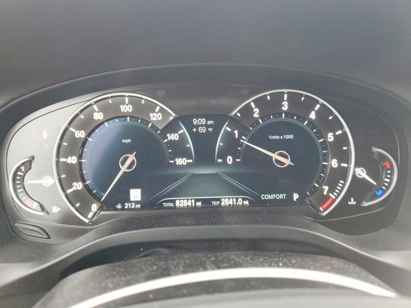 2019 BMW X4 VIN 5UXUJ3C55KLA58552 COPART salvage auction — HAIL, Oh - Cert Of Title-Salvage, sold $14,500 on 2026-08-24 (photo 9)