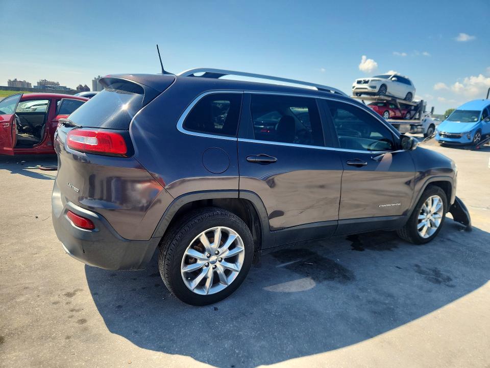 2016 Jeep Cherokee VIN 1C4PJLDB7GW200082 COPART salvage auction — FRONT END, Ms - Certificate Of Title (P), sold $1,900 on 2026-09-08 (photo 3)