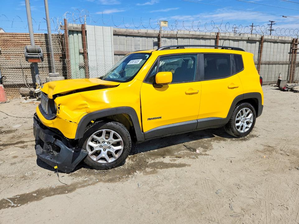 2018 Jeep Renegade VIN ZACCJABB3JPJ13058 COPART salvage auction — FRONT END, Ca - Salvage Certificate, sold $1,050 on 2026-08-20 (photo 1)