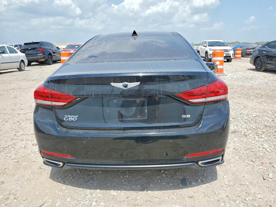 2017 Genesis G80 VIN KMHGN4JE6HU206893 COPART salvage auction — MINOR DENT/SCRATCHES, Tx - Certificate Of Title, sold $3,250 on 2026-09-10 (photo 6)