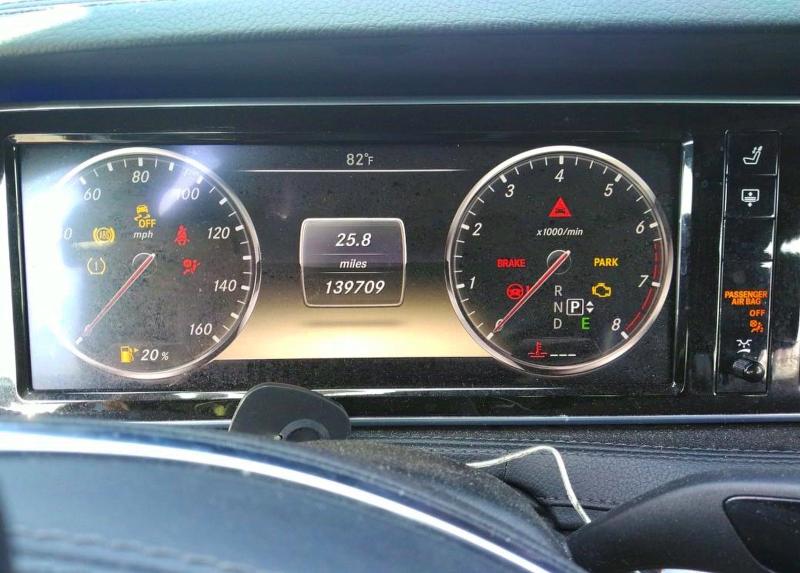 2014 Mercedes-benz S-klasse VIN WDDUG8FB3EA034929 COPART salvage auction — MINOR DENT/SCRATCHES, Ma - Certificate Of Title (P), sold $9,700 on 2026-08-12 (photo 8)