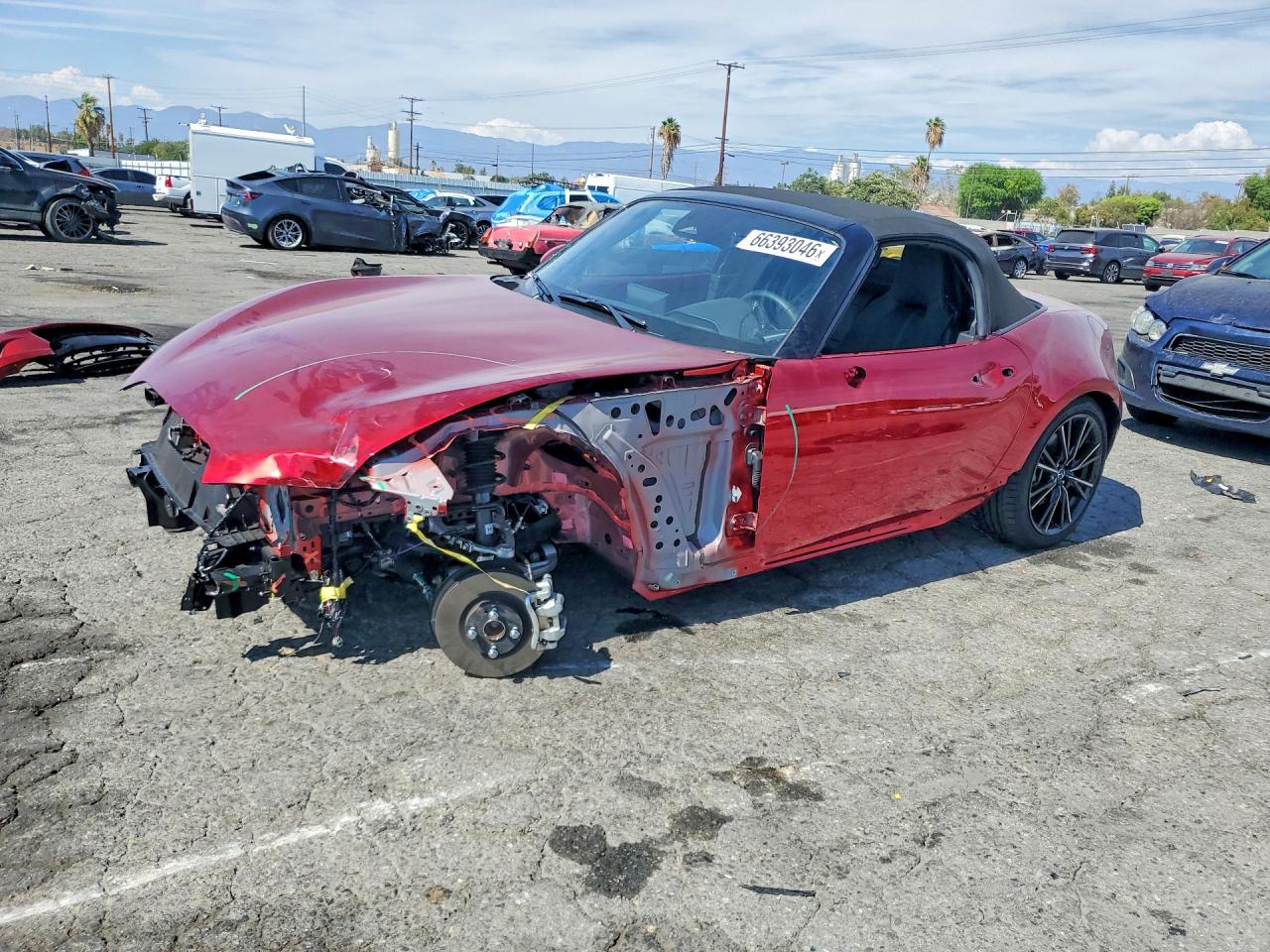 2026 Mazda MX-5 Miata VIN JM1NDAD75T0704867 — COPART salvage auction photo