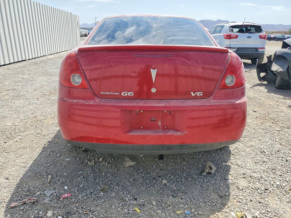 2007 Pontiac G6 VIN 1G2ZG58NX74135574 COPART salvage auction — FRONT END, Nv - Non-Repairable Vehicle Cert, sold $125 on 2026-08-20 (photo 6)
