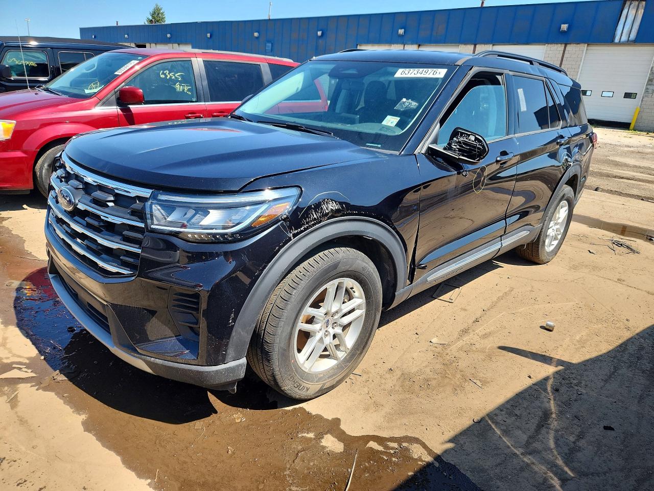 2025 Ford Explorer VIN 1FMUK8DH6SGA24433 — COPART salvage auction photo