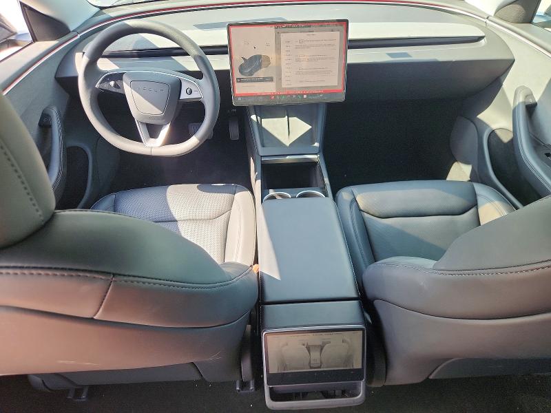 2024 Tesla Model 3 VIN 5YJ3E1EA5RF765936 COPART salvage auction — REAR END, Tx - Salvage Vehicle Title, sold $12,200 on 2026-10-03 (photo 8)