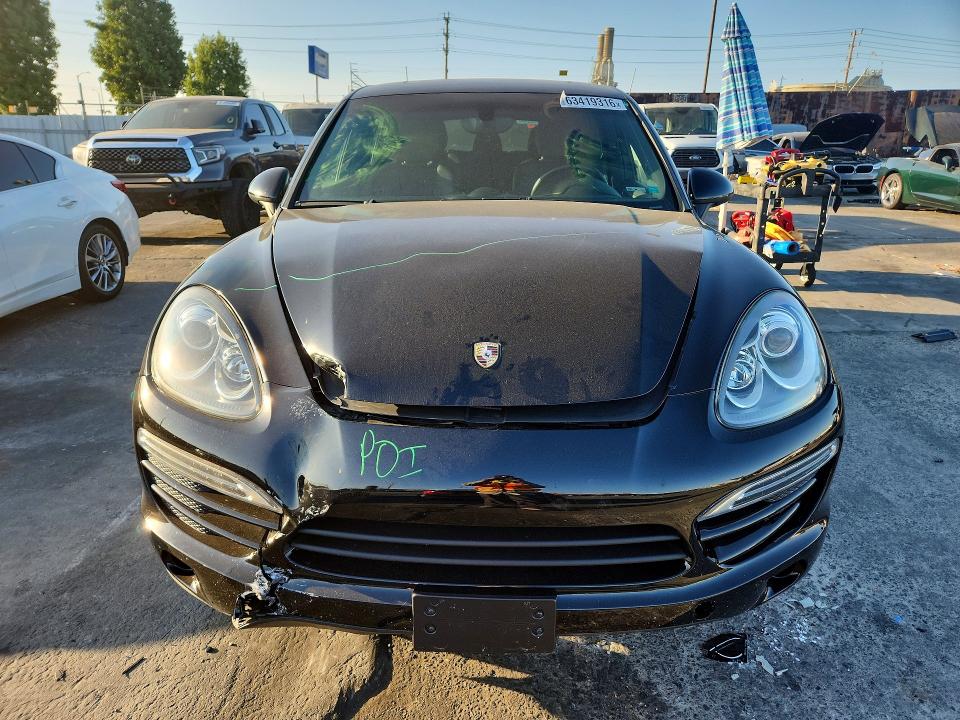 2013 Porsche Cayenne VIN WP1AA2A26DLA06465 COPART salvage auction — FRONT END, Ca - Salvage Certificate, sold $3,200 on 2026-08-19 (photo 5)