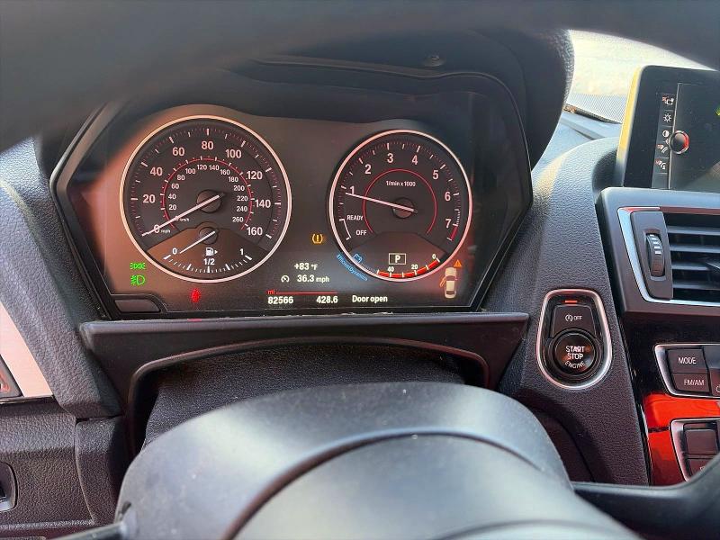 2017 BMW 2er VIN WBA2H9C39HV642580 COPART salvage auction — MINOR DENT/SCRATCHES, Tx - Dealer Only Clean Title (P), sold $3,150 on 2026-09-11 (photo 8)