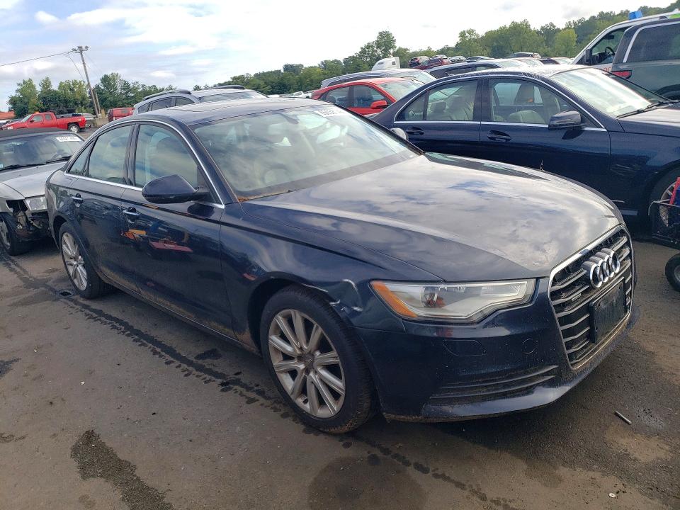 2013 Audi A6 VIN WAUGFAFC9DN137867 COPART salvage auction — FRONT END, Ct - Certificate Of Title, sold $475 on 2026-09-01 (photo 4)