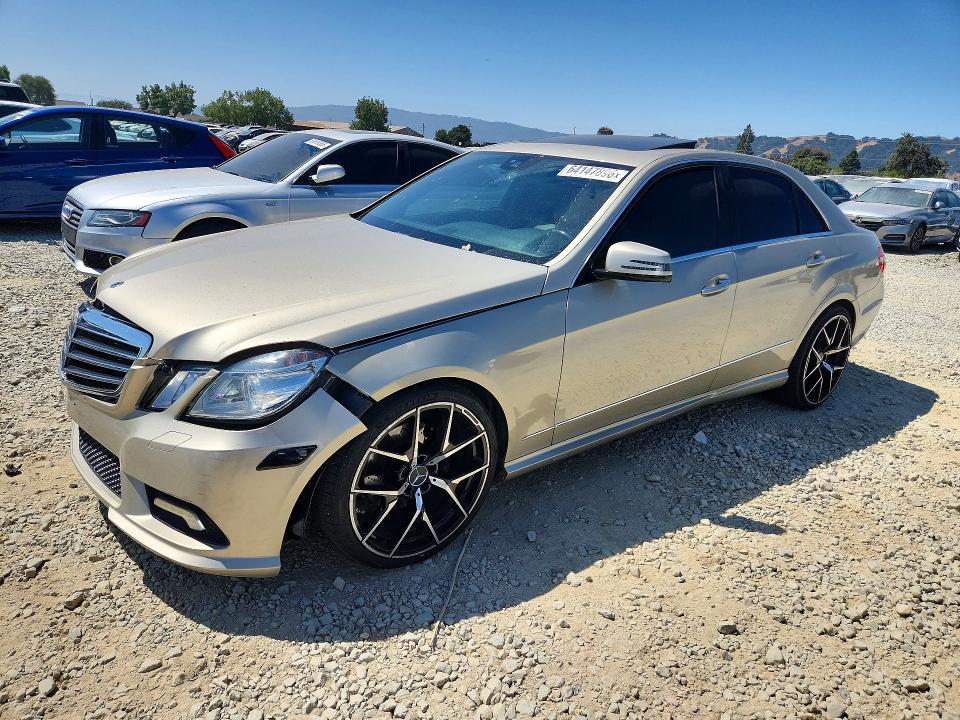 2011 Mercedes-benz E-class VIN WDDHF5GB4BA275024 COPART salvage auction — FRONT END, CA - DIS/DLR/EXP ONLY CLEAN TITLE, sold $1,000 on 2026-08-11 (photo 1)