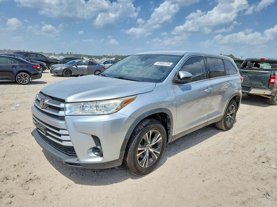 2019 Toyota Highlander VIN 5TDZARFH7KS054577 — COPART salvage auction photo