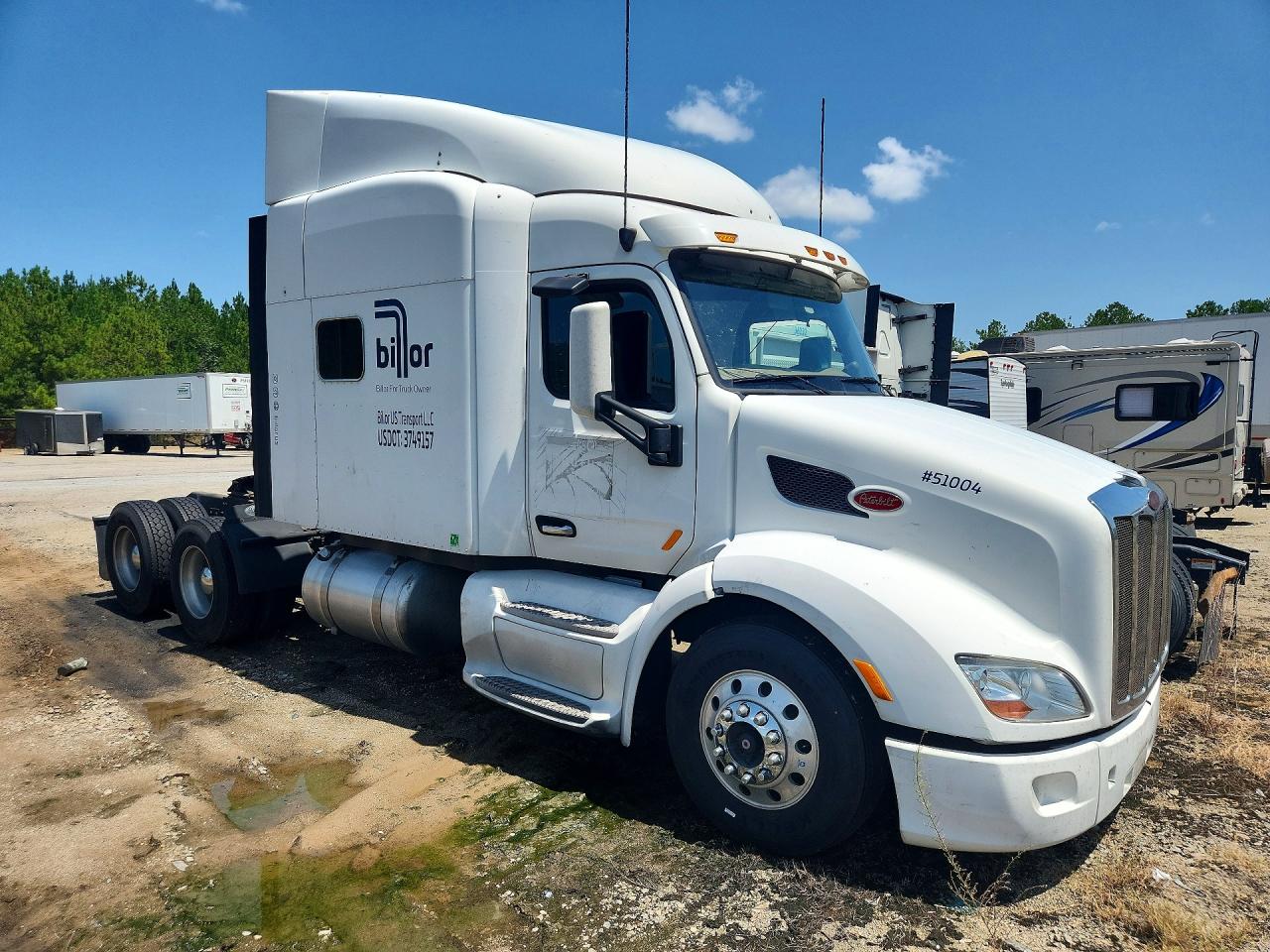 2016 Peterbilt 579 VIN 1XPBDP8X2GD371220 COPART salvage auction — Front End, FL - CERTIFICATE OF TITLE, sold $28,500 on 2026-09-18 (photo 4)