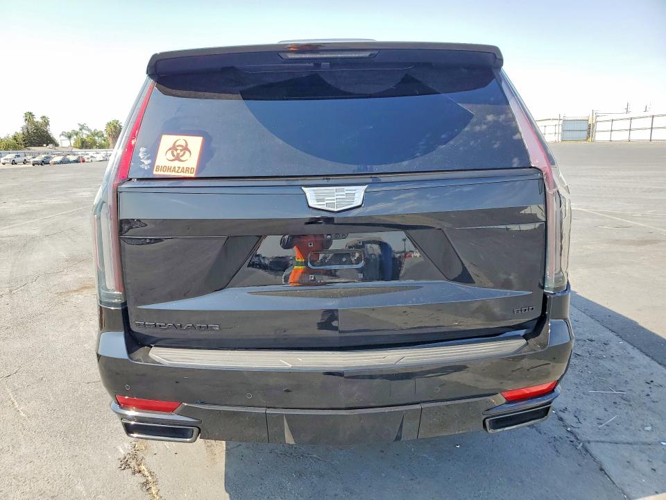 2024 Cadillac Escalade VIN 1GYS4FKL7RR344824 COPART salvage auction — ROLLOVER, Ca - Salvage Certificate, sold $10,400 on 2026-09-28 (photo 6)