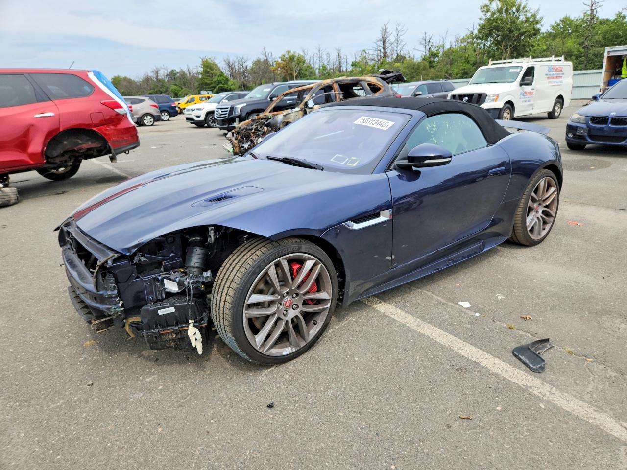 2017 Jaguar F-Type VIN SAJWJ6HL8HMK39505 — COPART salvage auction photo