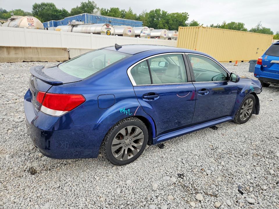 2011 Subaru LEGACY VIN 4S3BMDL60B2229998 COPART salvage auction — FRONT END, OH - CERT OF TITLE-SALVAGE, sold $400 on 2026-08-21 (photo 3)