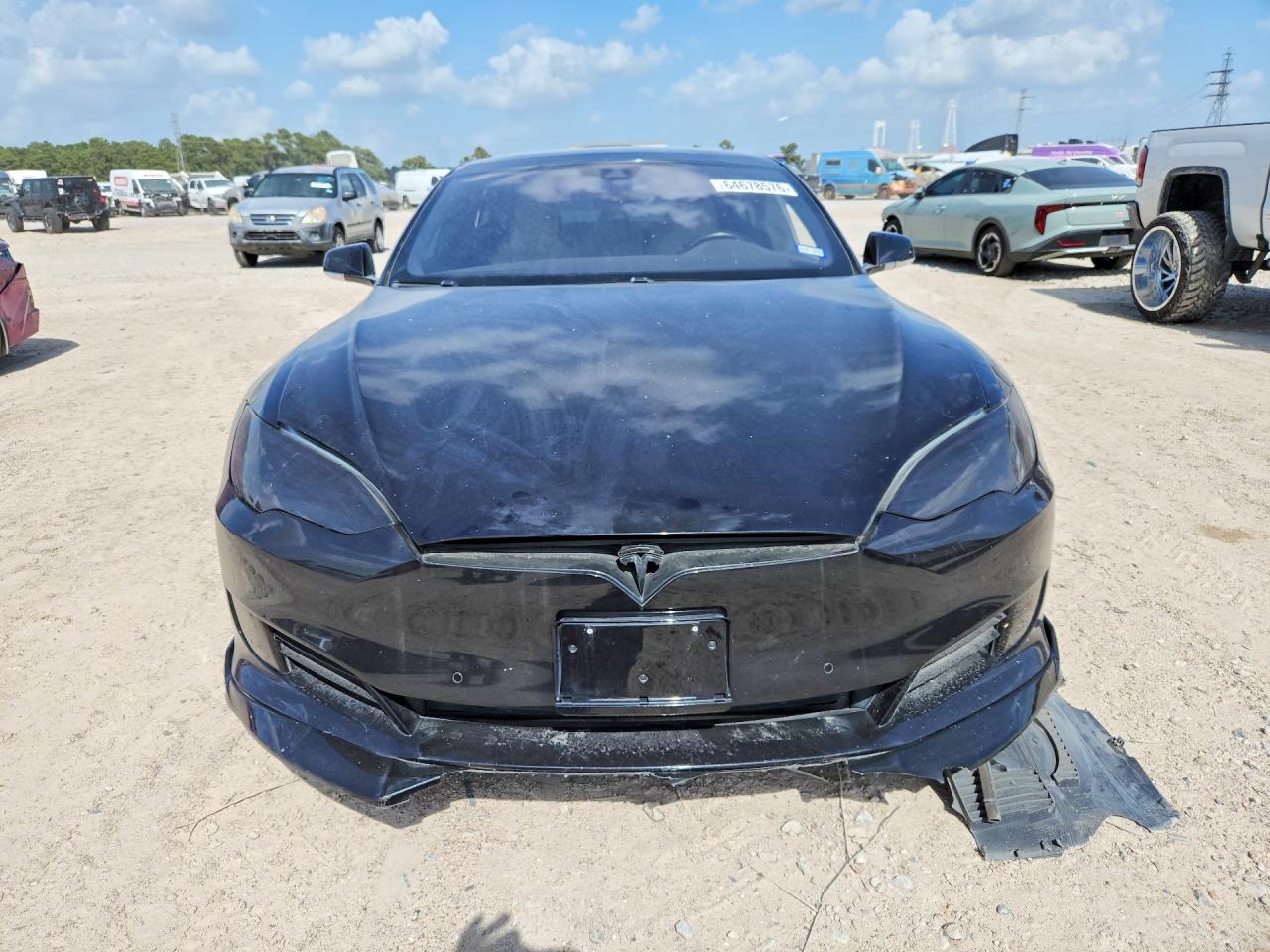 2016 Tesla Model s VIN 5YJSA1E10GF144320 COPART salvage auction — Front End, TX - CERTIFICATE OF TITLE, sold $4,600 on 2026-09-09 (photo 5)