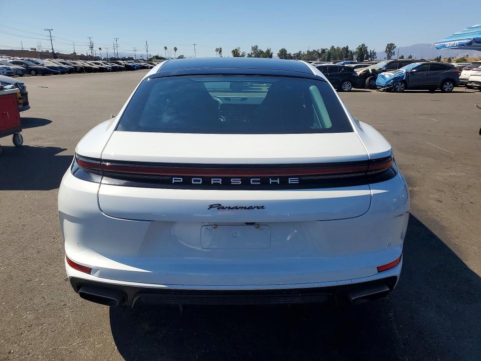 2024 Porsche Panamera VIN WP0AA2YA7RL003452 COPART salvage auction — FRONT END, Salvage Title, sold $40,750 on 2026-08-19 (photo 6)