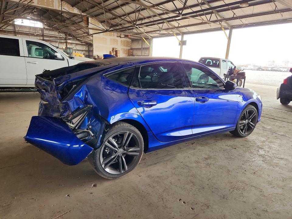 2023 Acura Integra VIN 19UDE4H6XPA015811 COPART salvage auction — REAR END, Salvage Title, sold $6,500 on 2026-08-26 (photo 3)