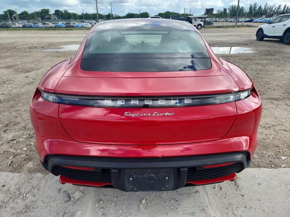 2020 Porsche Taycan VIN WP0AC2Y11LSA71398 COPART salvage auction — SIDE, Fl - Cert Of Title Slvg Rebuildable, sold $28,750 on 2026-08-18 (photo 6)