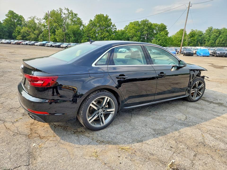 2018 Audi A4 VIN WAULMAF40JA086405 COPART salvage auction — FRONT END, Ny - Mv-907A Salvage Certificate, sold $7,100 on 2026-09-03 (photo 3)