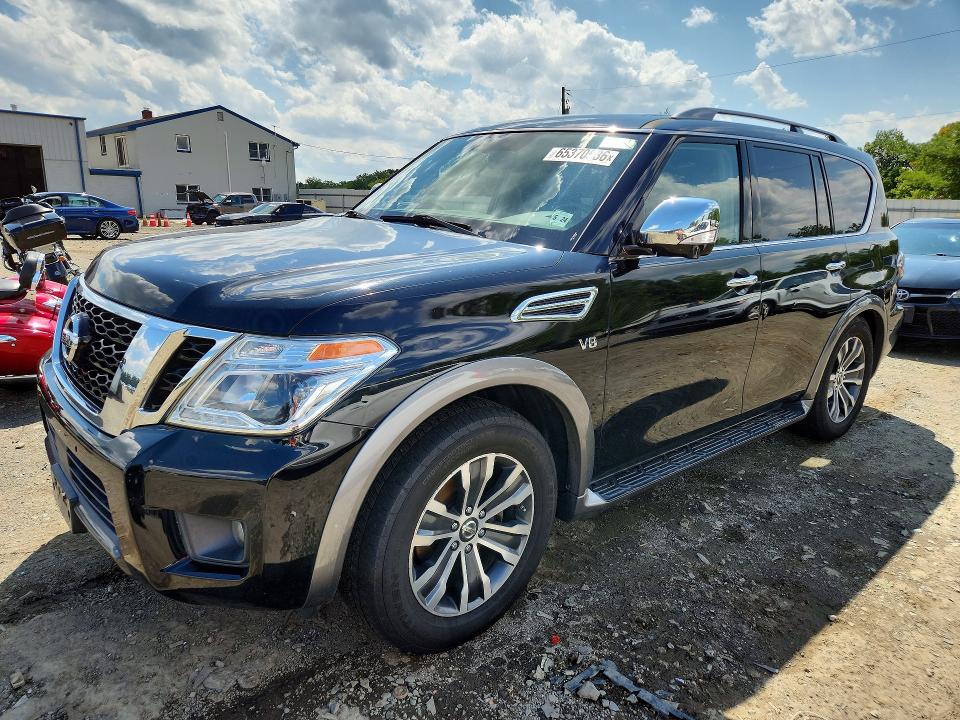 2019 Nissan Armada VIN JN8AY2NC8K9586946 — COPART salvage auction photo