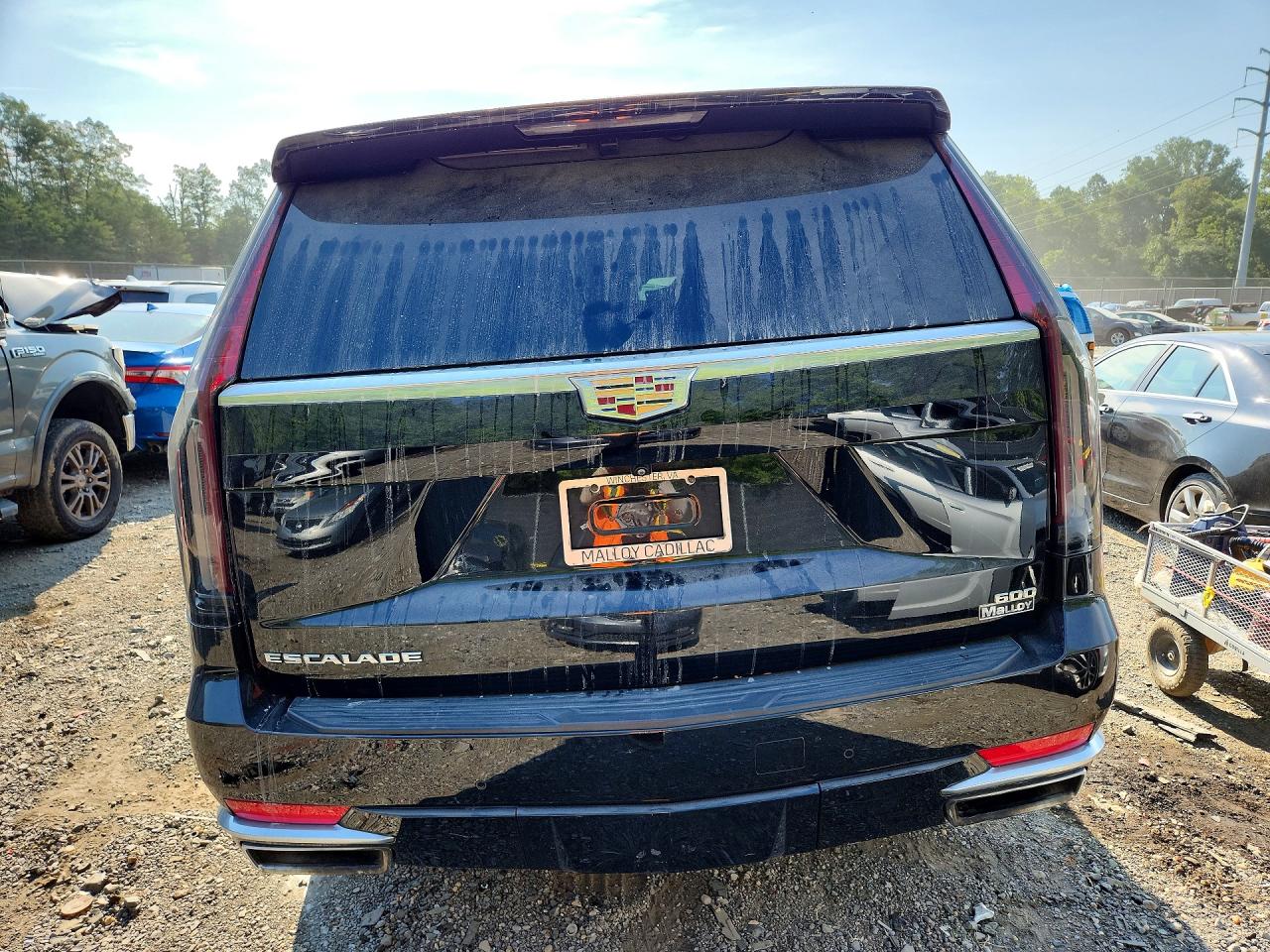 2023 Cadillac Escalade VIN 1GYS4JKL1PR395896 COPART salvage auction — Front End, S1 - Salvage Title, sold $22,600 on 2026-09-25 (photo 6)