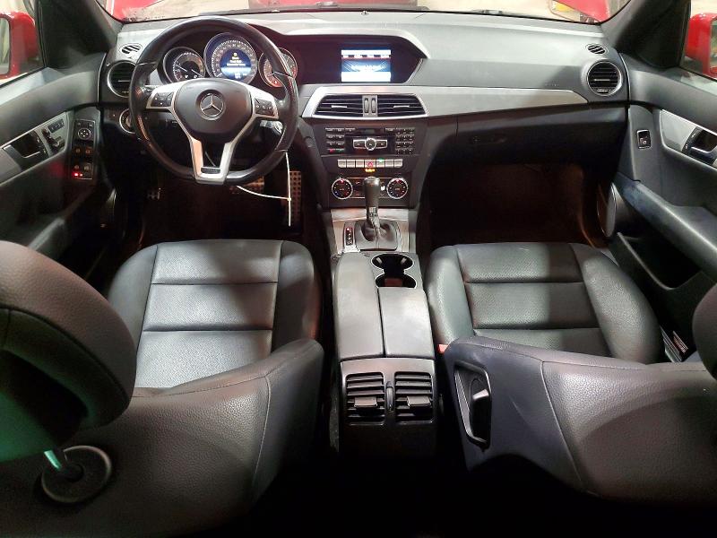 2014 Mercedes-benz C-klasse VIN WDDGF8AB4ER318367 COPART salvage auction — FRONT END, Pa - Certificate Of Salvage, sold $3,500 on 2026-08-21 (photo 8)
