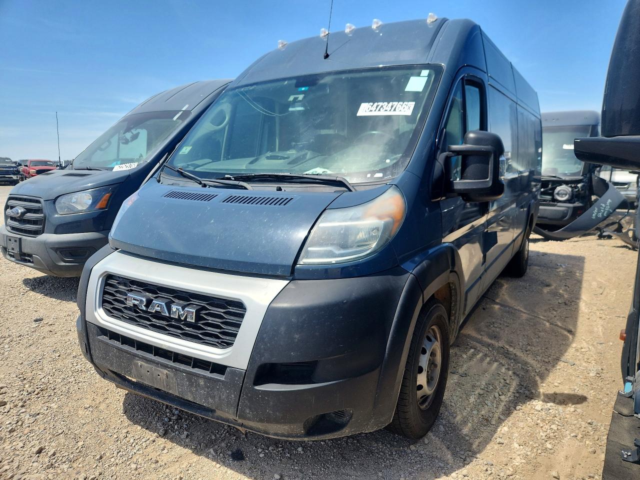 2020 Ram ProMaster 3500 VIN 3C6URVJG7LE140484 — COPART salvage auction photo