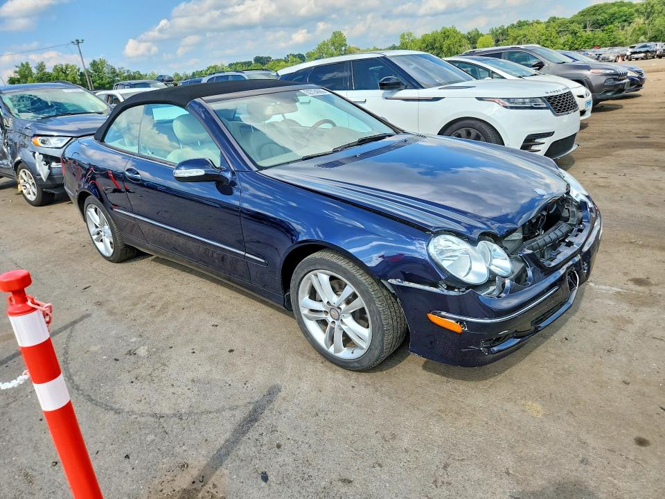 2009 Mercedes-benz Clk-class VIN WDBTK56F59T107474 COPART salvage auction — FRONT END, CT - CERT OF TITLE-SALVAGE, sold $1,150 on 2026-08-11 (photo 4)