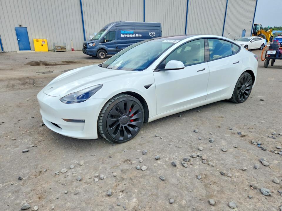 2021 Tesla Model 3 VIN 5YJ3E1EC2MF926480 COPART salvage auction — MINOR DENT/SCRATCHES, Fl - Cert Of Title-Rebuilt, sold $10,000 on 2026-08-28 (photo 1)