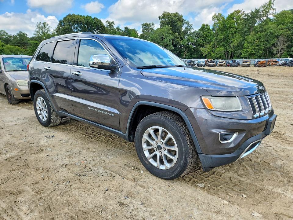 2014 Jeep Grand cherokee VIN 1C4RJFBG8EC134911 COPART salvage auction — FRONT END, DE - CERTIFICATE OF TITLE, sold $1,600 on 2026-09-01 (photo 4)