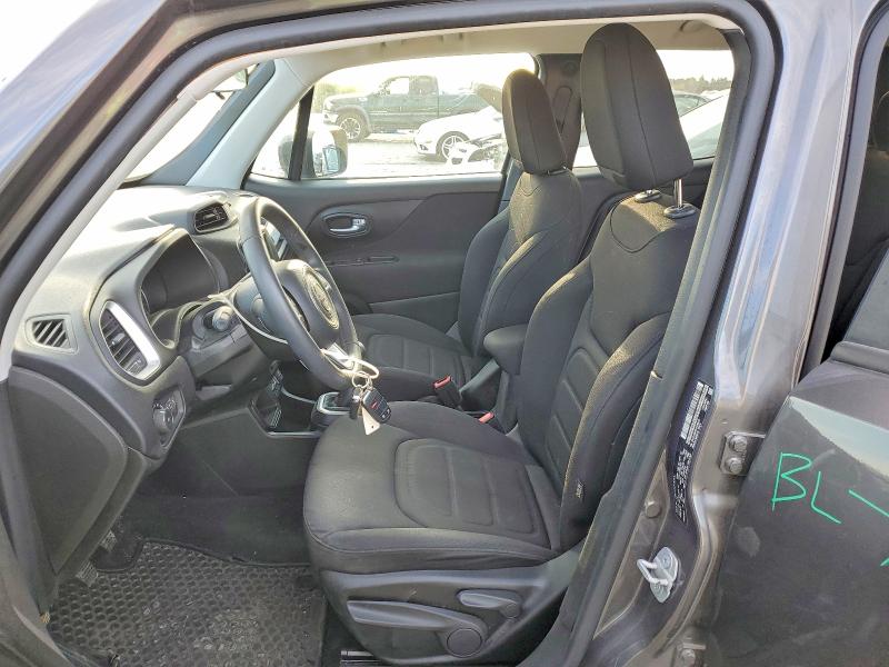 2018 Jeep Renegade VIN ZACCJABH7JPJ08014 COPART salvage auction — FRONT END, Ca - Salvage Certificate, sold $15 on 2026-08-18 (photo 7)
