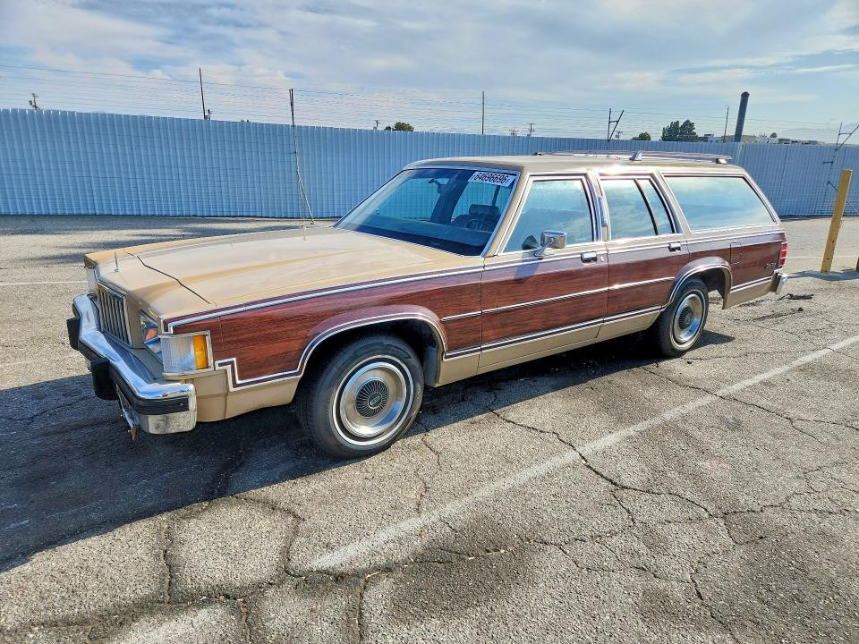 1985 Mercury Grand marquis VIN 2MEBP94F9FX709042 COPART salvage auction — MINOR DENT/SCRATCHES, NJ - DIS/DLR/EXP ONLY CLEAN TITLE, sold $4,700 on 2026-08-25 (photo 1)