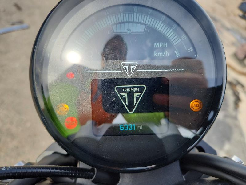 2024 Triumph motorcycle Trident 660 VIN SMTL10UL1RTBM7619 COPART salvage auction — FRONT END, CO - SALVAGE TITLE, sold $1,100 on 2026-09-14 (photo 7)