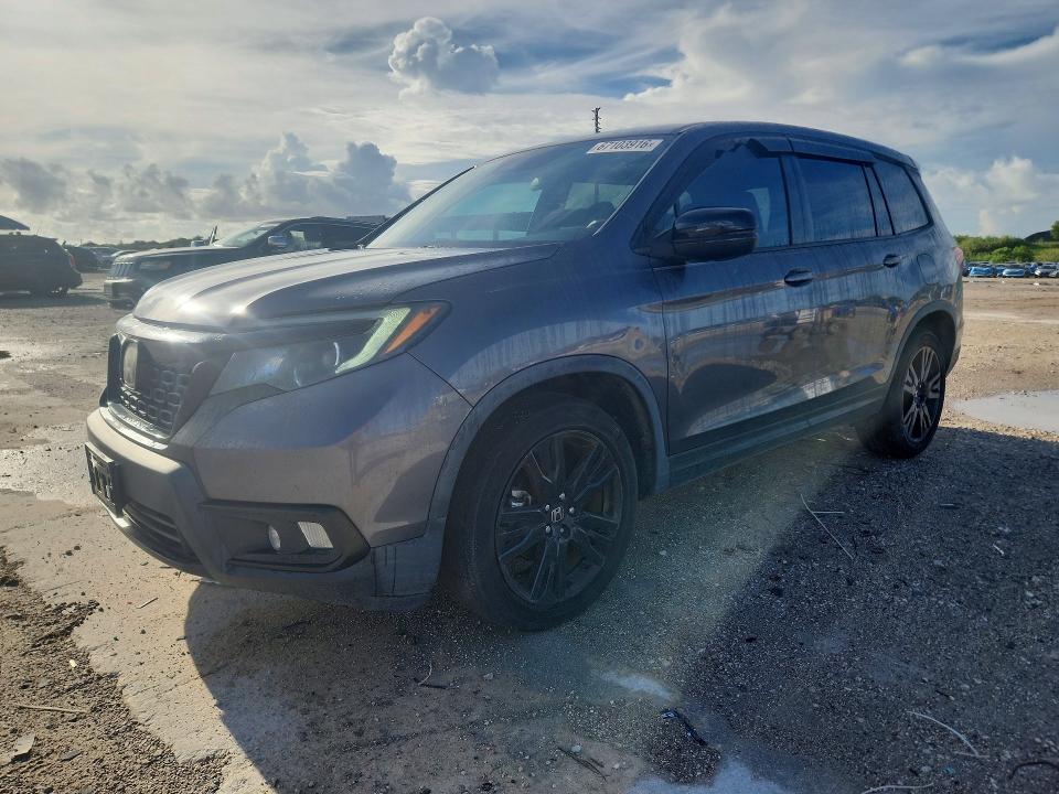2019 Honda Passport VIN 5FNYF7H28KB011784 — COPART salvage auction photo