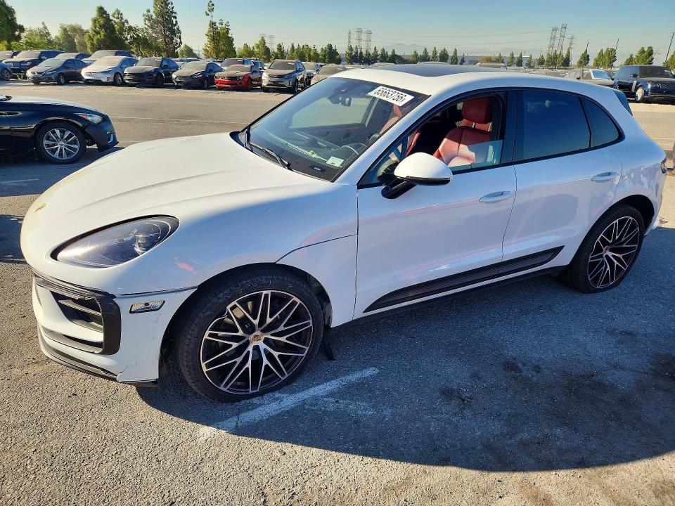 2022 Porsche Macan VIN WP1AA2A57NLB11883 — COPART salvage auction photo