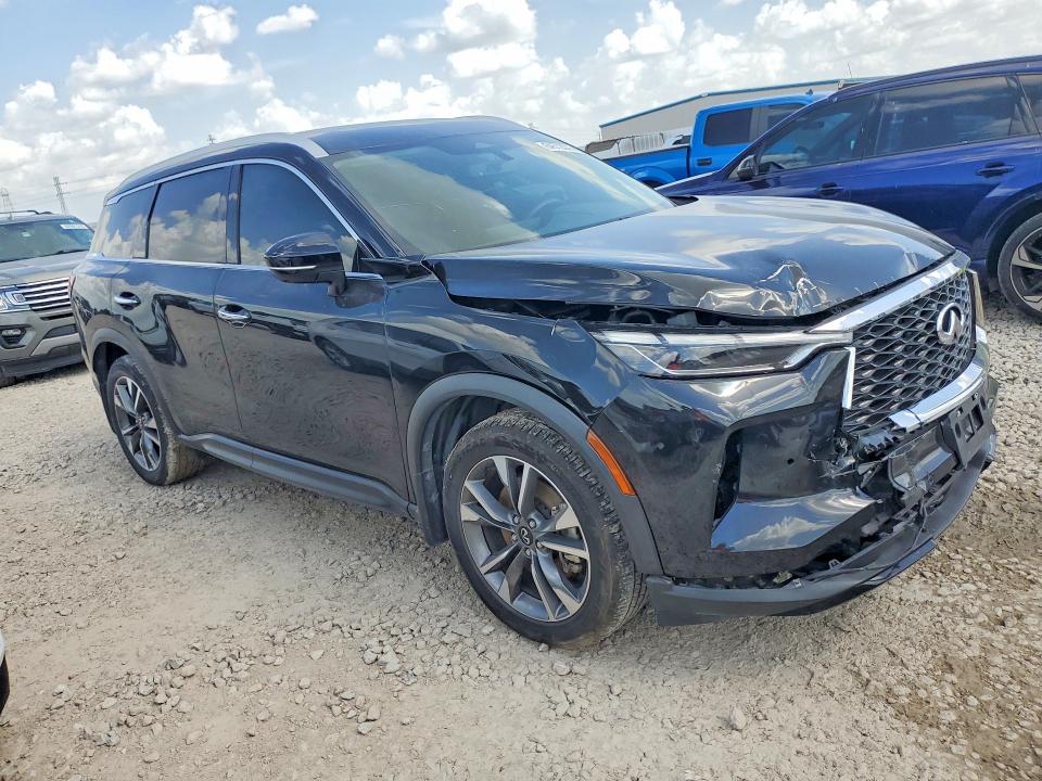 2023 Infiniti Qx60 VIN 5N1DL1FR6PC363878 COPART salvage auction — FRONT END, Tx - Certificate Of Title, sold $12,000 on 2026-08-21 (photo 4)