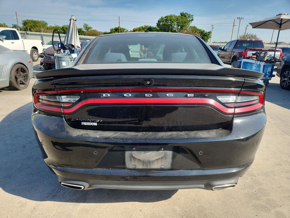2019 Dodge Charger VIN 2C3CDXBG4KH572387 COPART salvage auction — FRONT END, Tx - Salvage Vehicle Title, sold $2,950 on 2026-09-11 (photo 6)