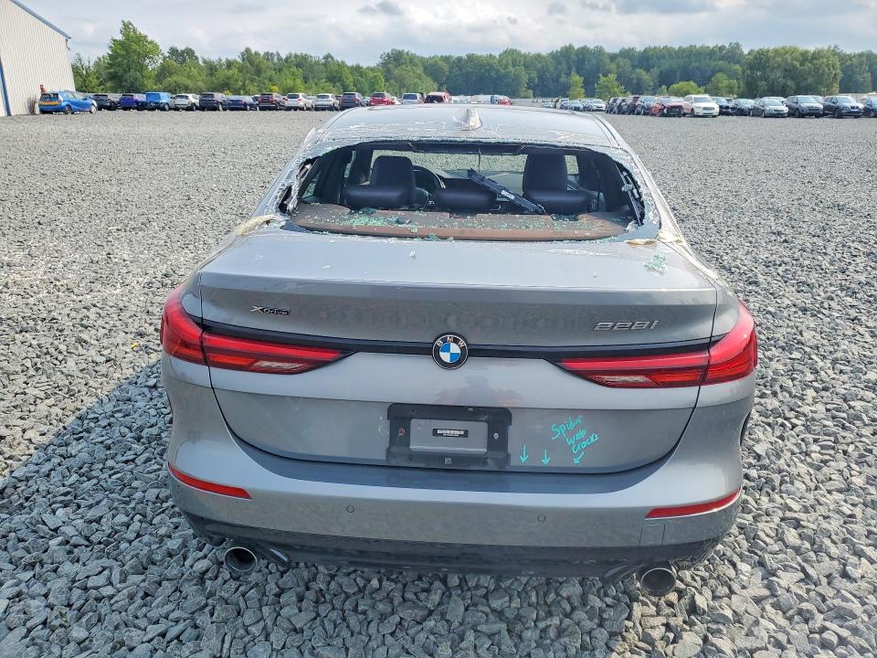 2022 BMW 2er VIN WBA73AK05N7J96005 COPART salvage auction — HAIL, Oh - Cert Of Title-Salvage, sold $9,200 on 2026-08-20 (photo 6)