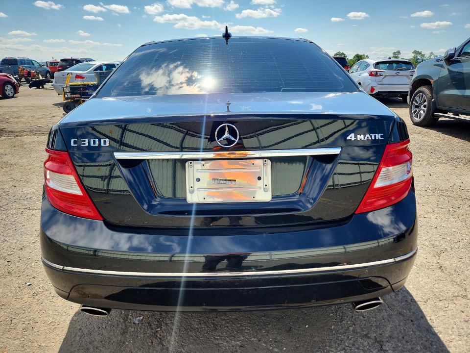 2011 Mercedes-benz C class VIN WDDGF8BB5BR141452 COPART salvage auction — WATER/FLOOD, PA - CERT OF SALVAGE-W=FLOOD VEH, sold $500 on 2026-08-07 (photo 6)