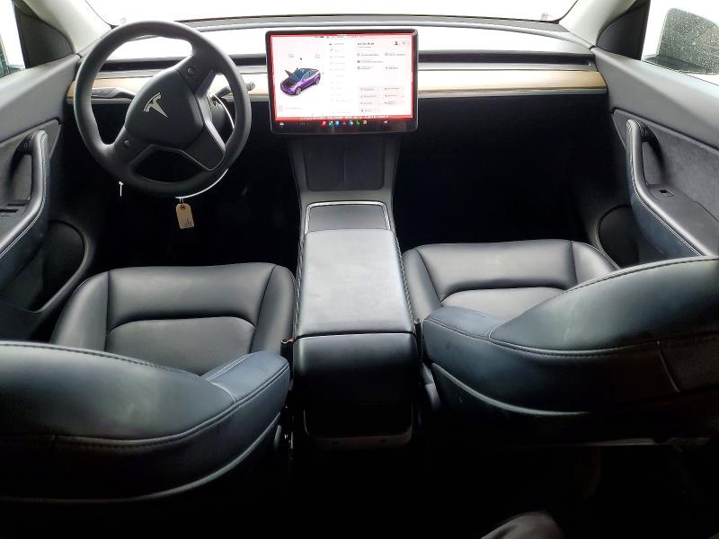 2021 Tesla Model y VIN 5YJYGAEE4MF242919 COPART salvage auction — FRONT END, Salvage Title, sold $11,400 on 2026-10-15 (photo 8)