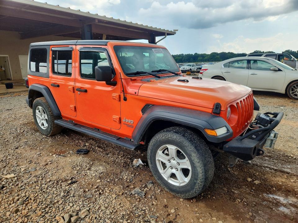 2018 Jeep Wrangler / VIN 1C4HJXDG1JW229785 COPART salvage auction — MECHANICAL, AL - CERT OF TITLE-SALVAGE TITLE, sold $3,600 on 2026-09-02 (photo 4)