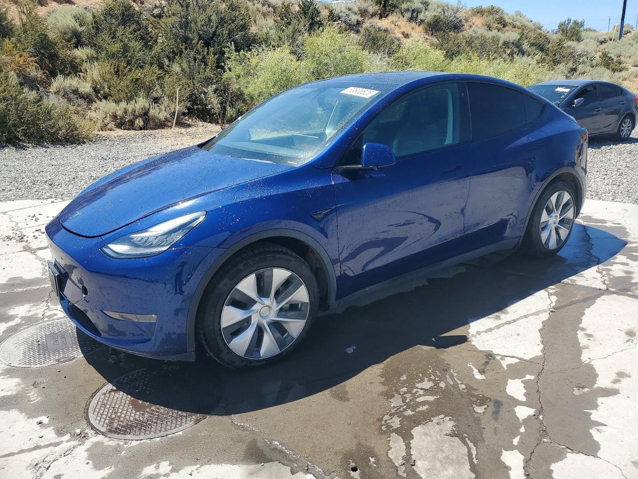 2021 Tesla Model Y VIN 5YJYGDEE9MF060652 — COPART salvage auction photo