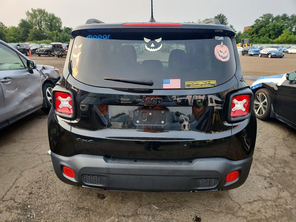 2017 Jeep Renegade VIN ZACCJBBB9HPG09453 COPART salvage auction — FRONT END, Ct - Cert Of Title-Salvage, sold $600 on 2026-08-21 (photo 6)