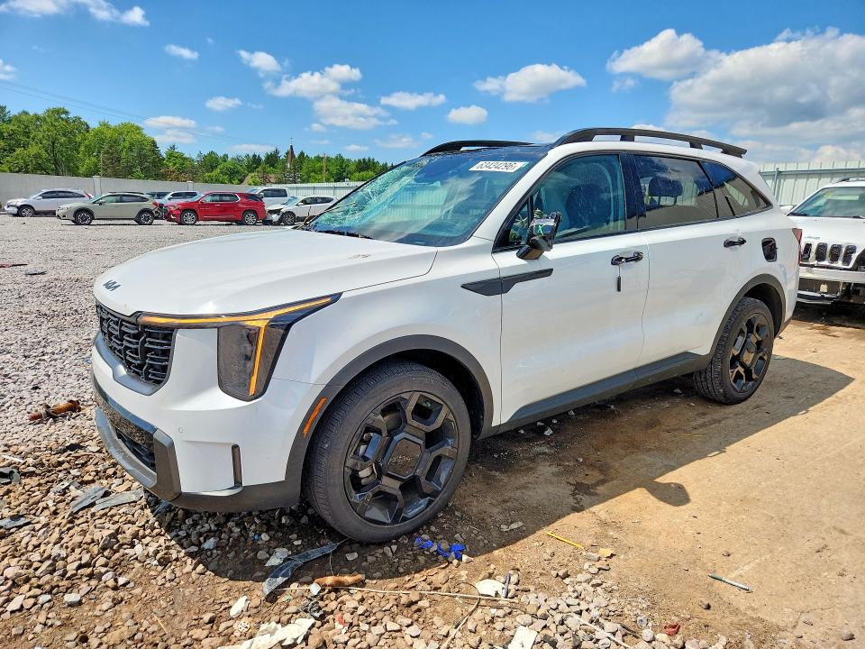 2025 Kia Sorento VIN 5XYRHDJF0SG354527 — COPART salvage auction photo