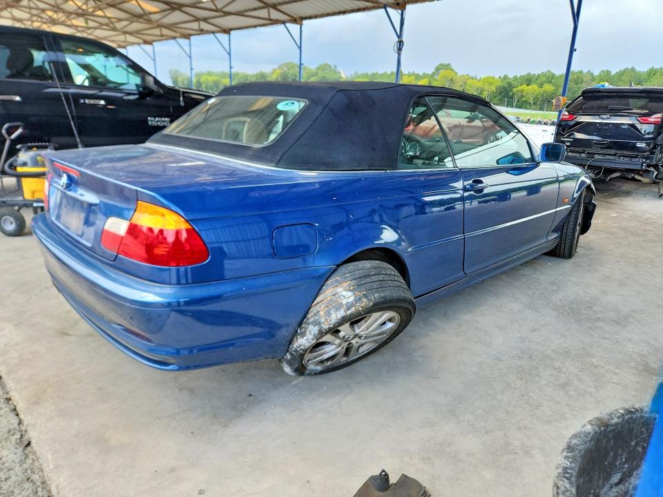 2002 BMW 3 series VIN WBABS53492JU90558 COPART salvage auction — ROLLOVER, GA - CERT OF TITLE-SALVAGE (P), sold $425 on 2026-08-20 (photo 3)