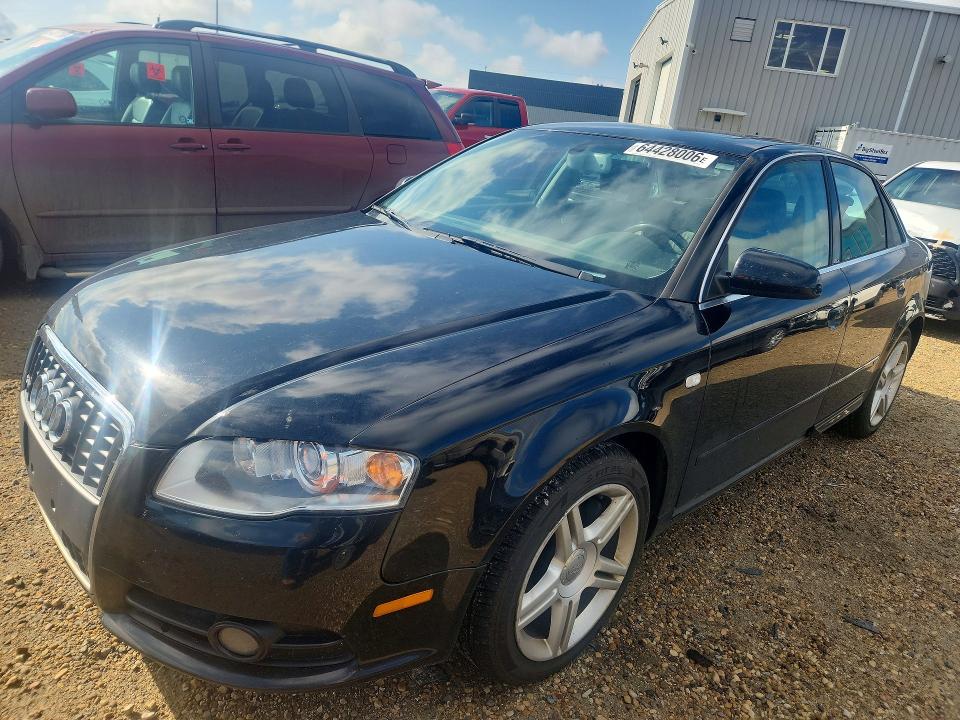 2008 Audi A4 VIN WAUDF68E18A116748 COPART salvage auction — REAR END, AB - BOS - SALVAGE, sold $125 on 2026-08-20 (photo 1)